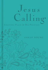 Jesus Calling, Teal Leathersoft, with Scripture References
