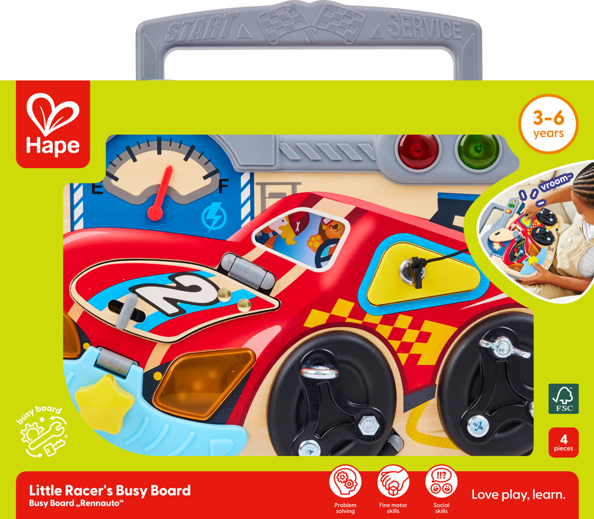 Hape: Little Racerâ€™s Busy Board