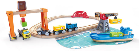 Hape: Lift & Load Harbour Set