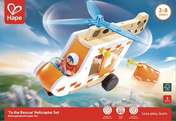 Hape: 'To the Rescue' Helicopter Set