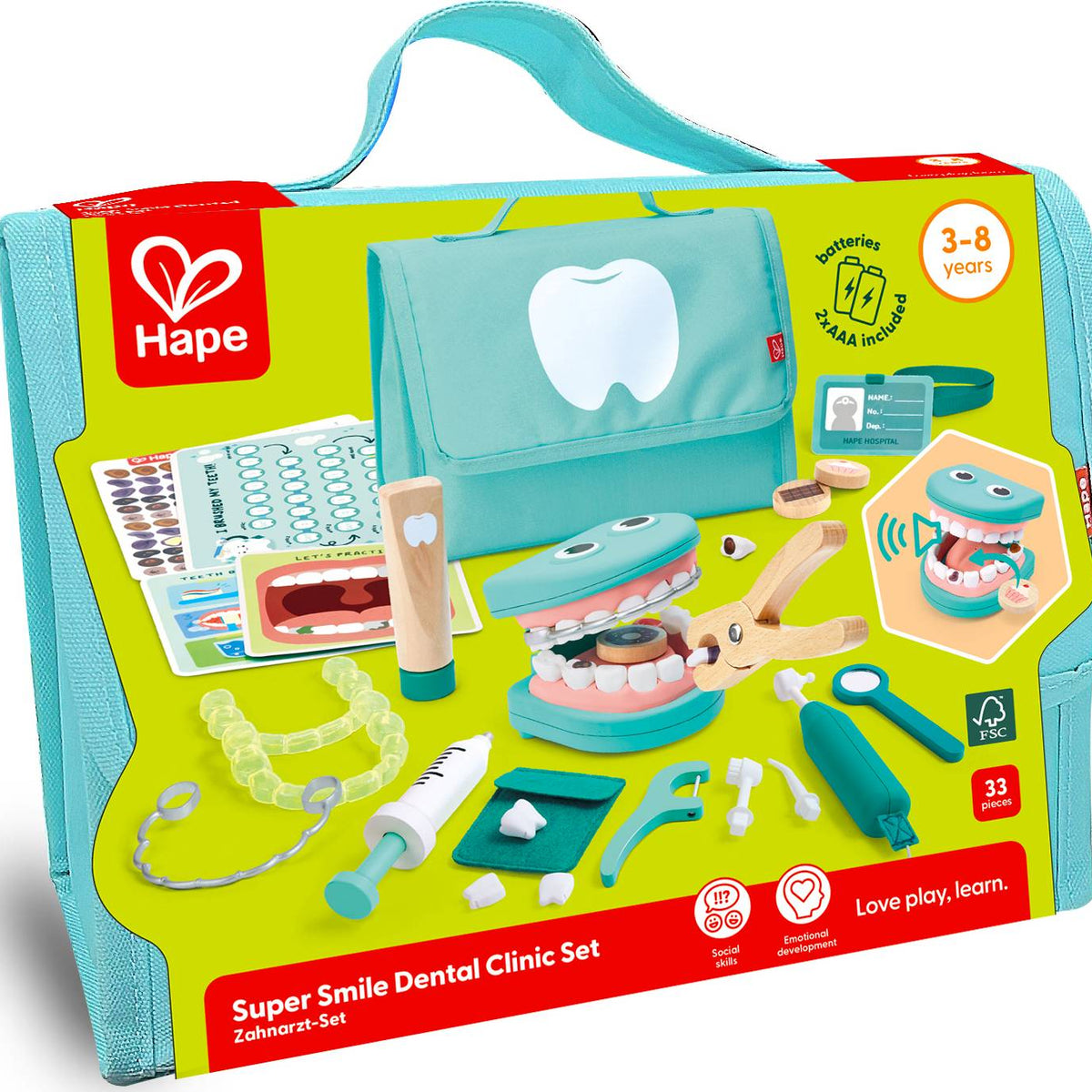 Hape: Super Smile Dental Clinic Set – Book Hero