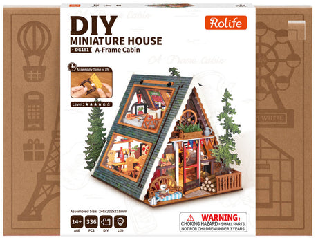 Rolife A-Frame Cabin DIY Miniture Puzzle - (DG181)