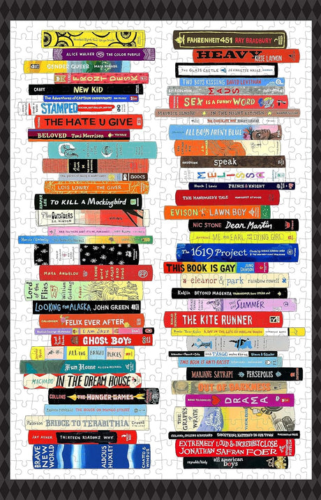 Bibliophile Banned Books 500-Piece Puzzle