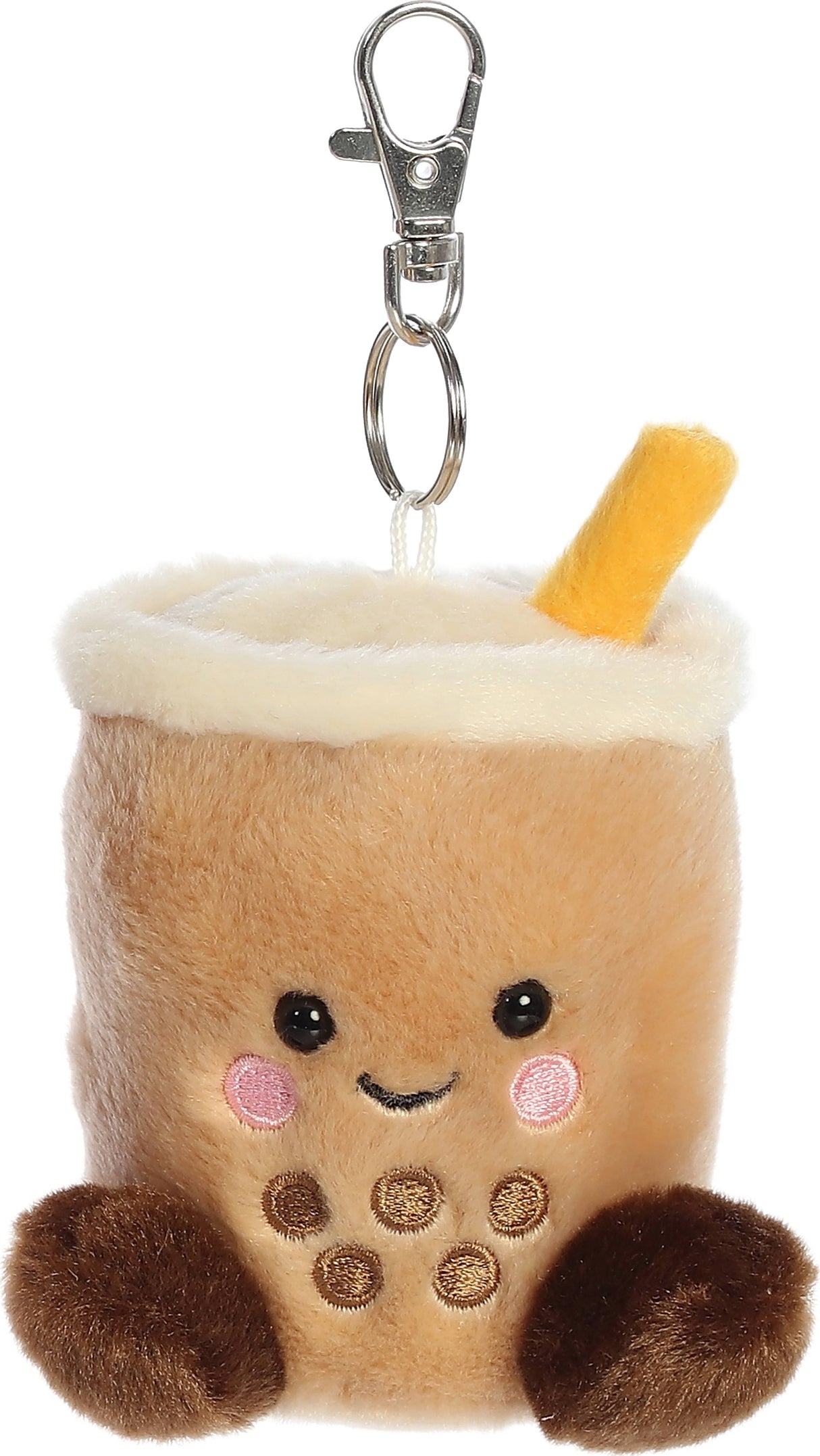Palm Pals Clip-On Plush - Milky Tea Boba