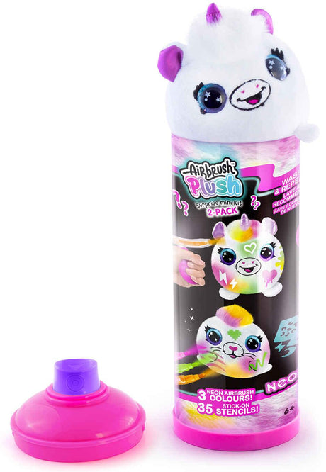Airbrush Plush Neon Mini Mystery (2 Pack)