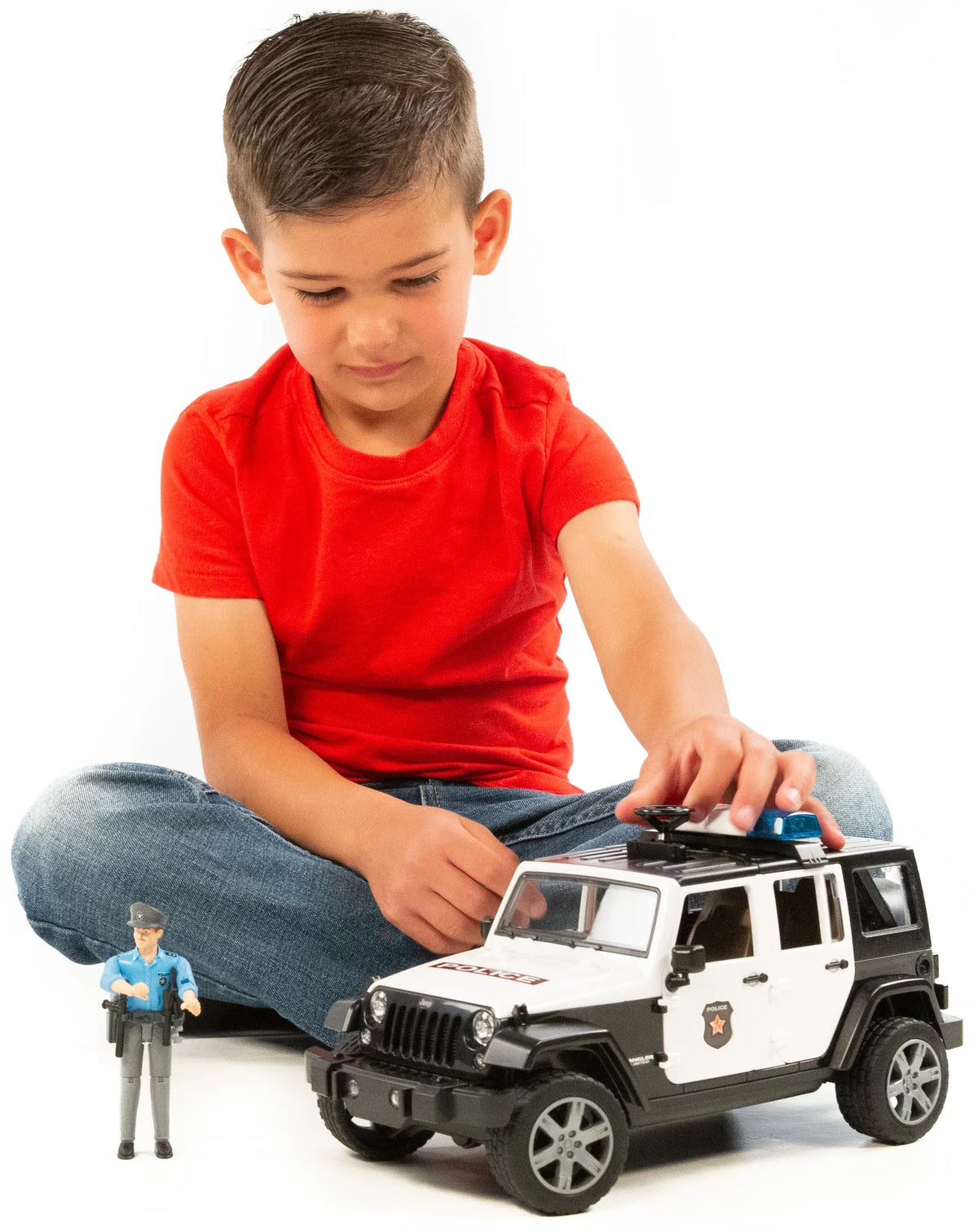 Bruder: Jeep Wrangler Rubicon Police Vehicle & Accessories