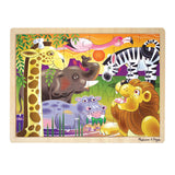 Melissa & Doug - African Plains Wooden Jigsaw Puzzle - 24 Piece