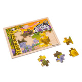 Melissa & Doug - African Plains Wooden Jigsaw Puzzle - 24 Piece