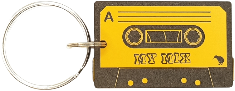 Ian Blackwell: ArtyFax Keyring - Cassette