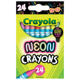 Crayola Neon Crayons 24 Pack