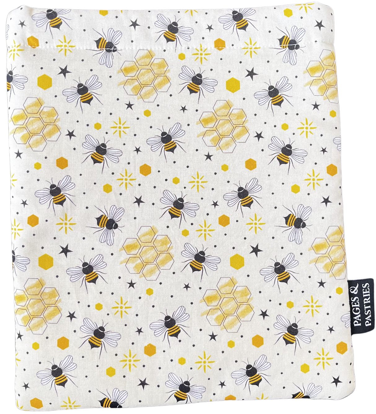 Pages & Pastries: Large Book Sleeve - Bees