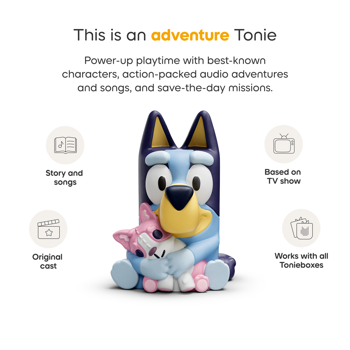 tonies: Toniebox 2 Cloud Pink Starter Set - Bluey