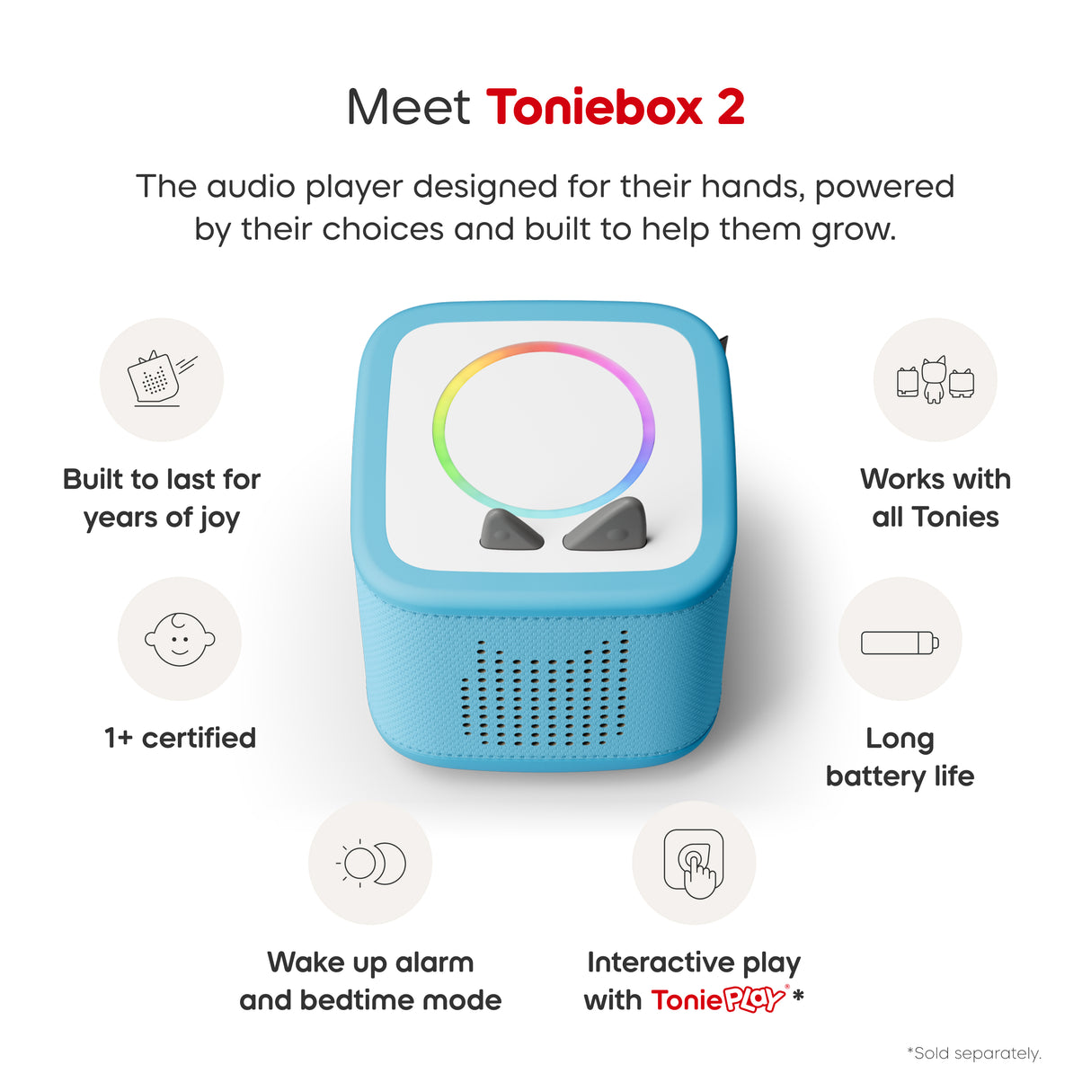 tonies: Toniebox 2 Sky Blue Starter Set - Bluey