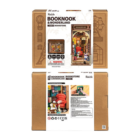 Rolife Book Store Book Nook DIY Miniature Puzzle - (TGB07)