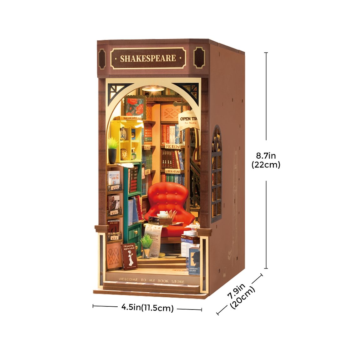 Rolife Book Store Book Nook DIY Miniature Puzzle - (TGB07)