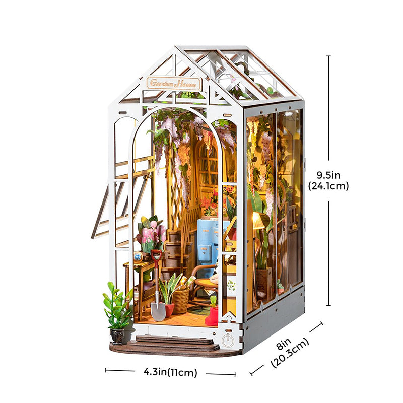 Rolife Flower House Book Nook DIY Miniature Puzzle - (TGB06)
