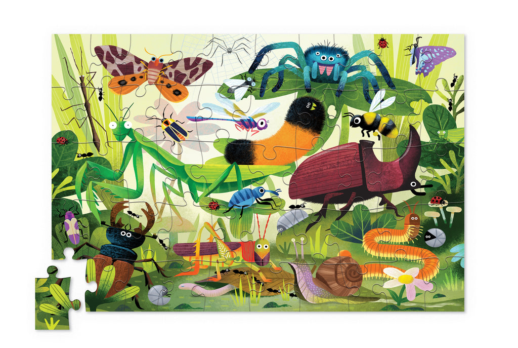 Crocodile Creek: 48pc Puzzle - Backyard Bugs