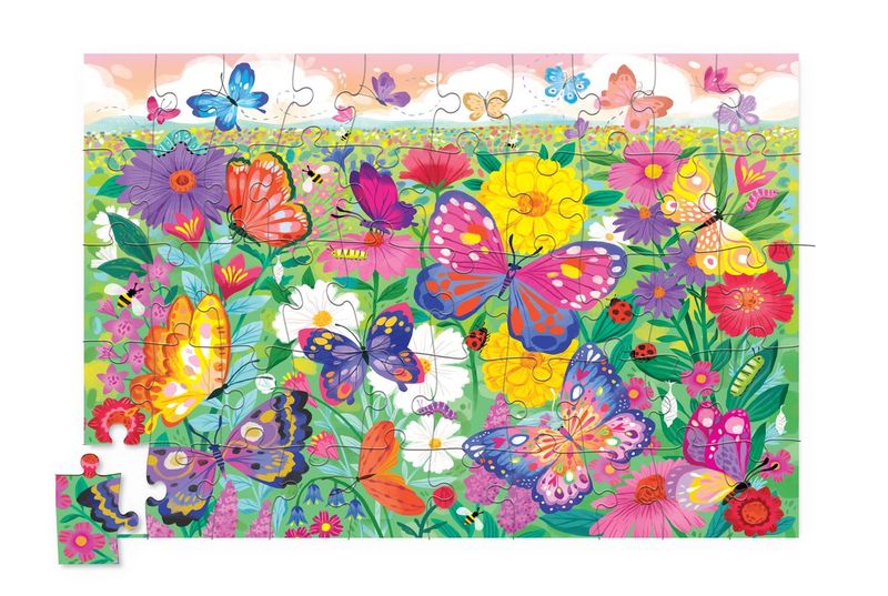 Crocodile Creek: Butterflies Holographic Puzzle - 50pc