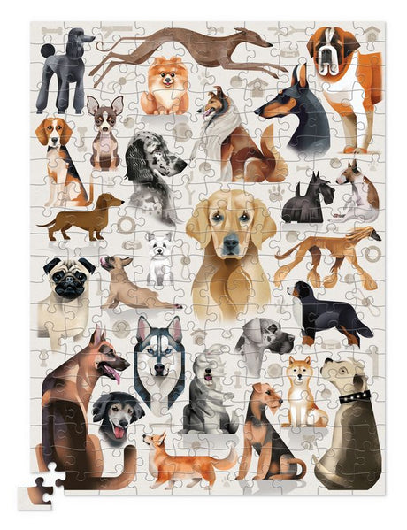 Crocodile Creek: Dog Breeds Animals Puzzle - 200pc