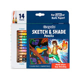 Crayola Sketch & Shade Pencil 14 Pack