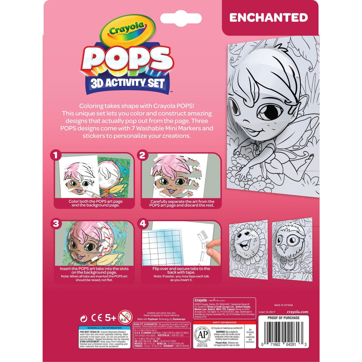 Crayola POPS 3-D Activity Set Enchanted
