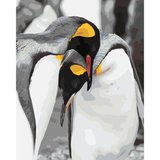 Kiwi Paint By Numbers - Emperor Penguins