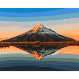 Kiwi Paint By Numbers - Mount Taranaki