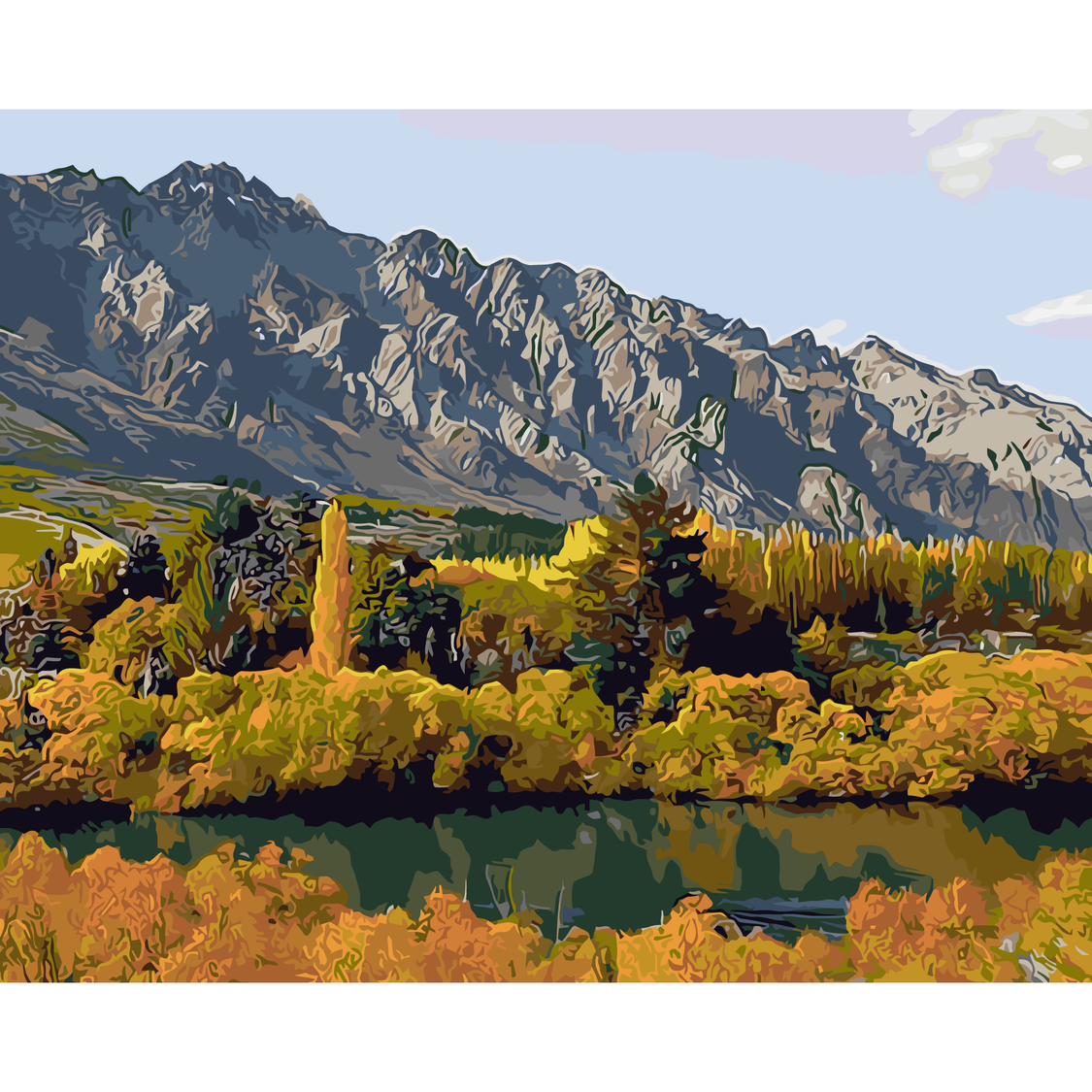 Kiwi Paint By Numbers - Remarkable Ranges