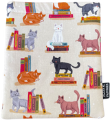 Pages & Pastries: Medium Book Sleeve - Cats