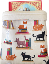 Pages & Pastries: Large Book Sleeve - Cats