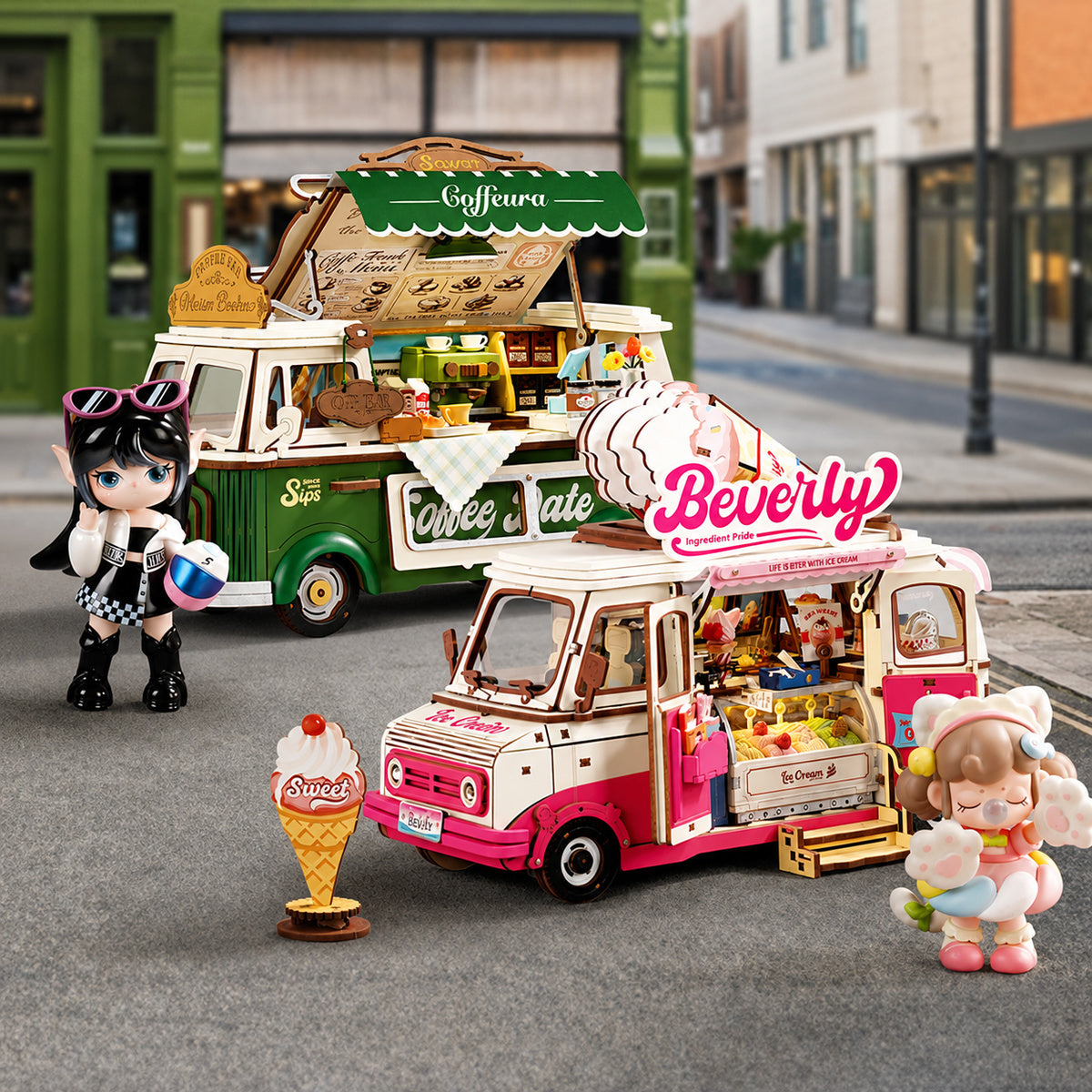 Rolife: Leo's Coffee Truck DIY Miniature Puzzle