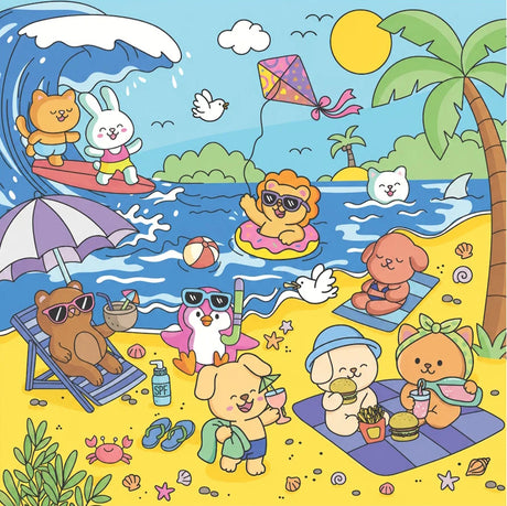 Hinkler: Cosy Jigsaws 500pc Puzzle - At The Beach