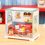 Rolife: Country Blue Lounge - Super Creator Plastic DIY Miniature Puzzle