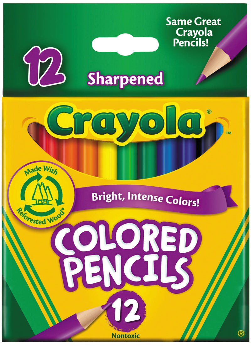 Crayola Colored Pencils Half 12 Pack