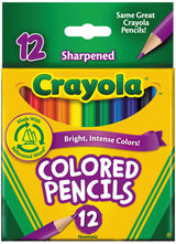 Crayola Colored Pencils Half 12 Pack