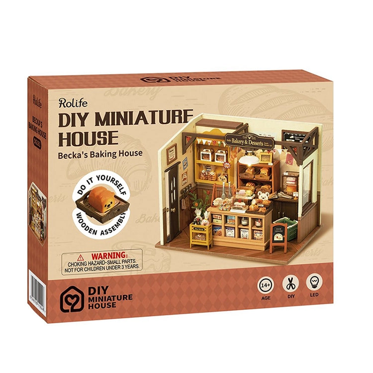 Rolife Becka's Baking House DIY Miniature Puzzle - (DG161)