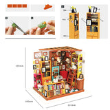 Rolife Sam’s Study DIY Miniature Puzzle - (DG102)