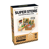 Rolife Fascinating Book Store DIY Miniature Puzzle - (DW004)