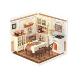 Rolife: Warm Dining Room - Super Creator Plastic DIY Miniature Puzzle