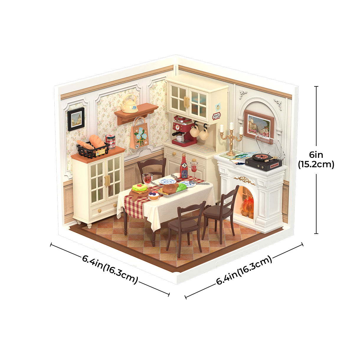 Rolife: Warm Dining Room - Super Creator Plastic DIY Miniature Puzzle