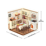 Rolife: Warm Dining Room - Super Creator Plastic DIY Miniature Puzzle
