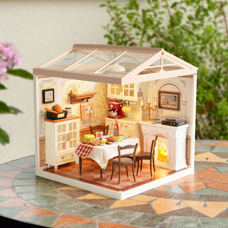 Rolife: Warm Dining Room - Super Creator Plastic DIY Miniature Puzzle