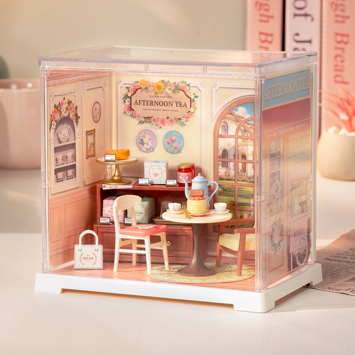 Rolife: Honey Tea Lounge - Super Creator Plastic DIY Miniature Puzzle