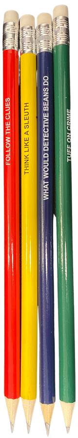 Detective Beans: Pencil (Assorted Colour)
