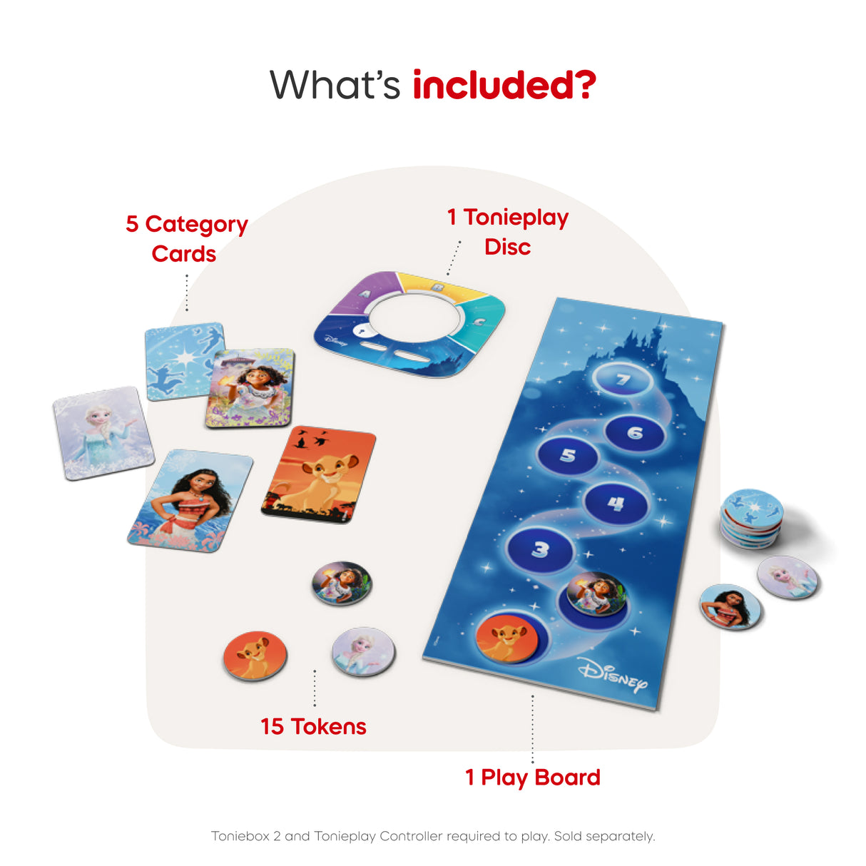 tonies: Tonieplay Disney Quiz Kingdom Game Game