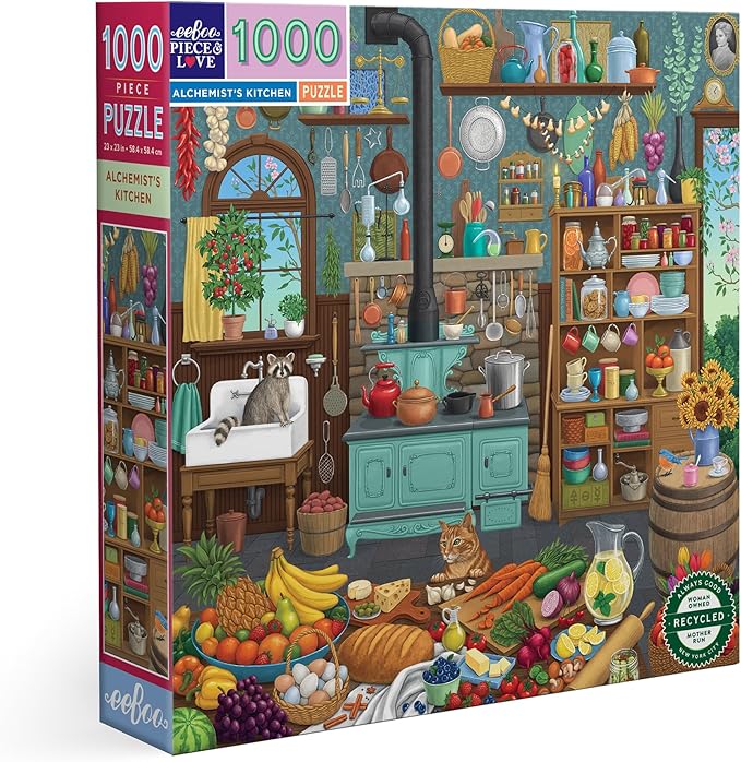 eeBoo: Alchemists Kitchen Square Puzzle - 1000pc