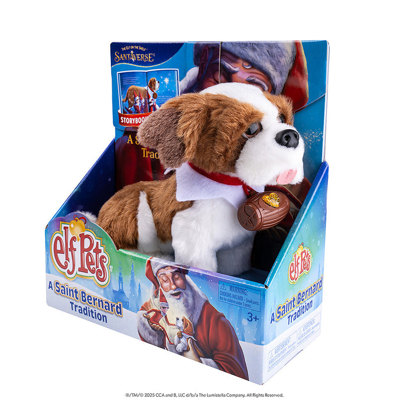 Elf Pets: A St. Bernard Tradition - Book & Toy Box Set