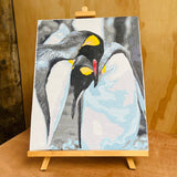 Kiwi Paint By Numbers - Emperor Penguins