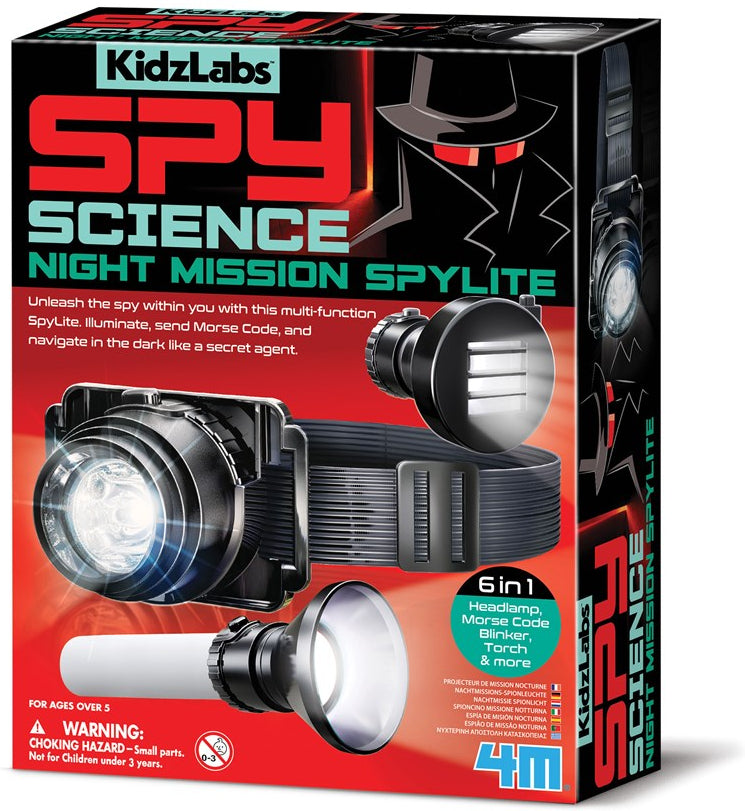 4M: KidzLabs Spy Science Night Mission Spylite