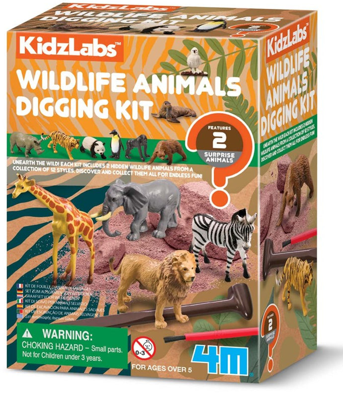 4M: Kidzlabs Wildlife Animal Digging Kit